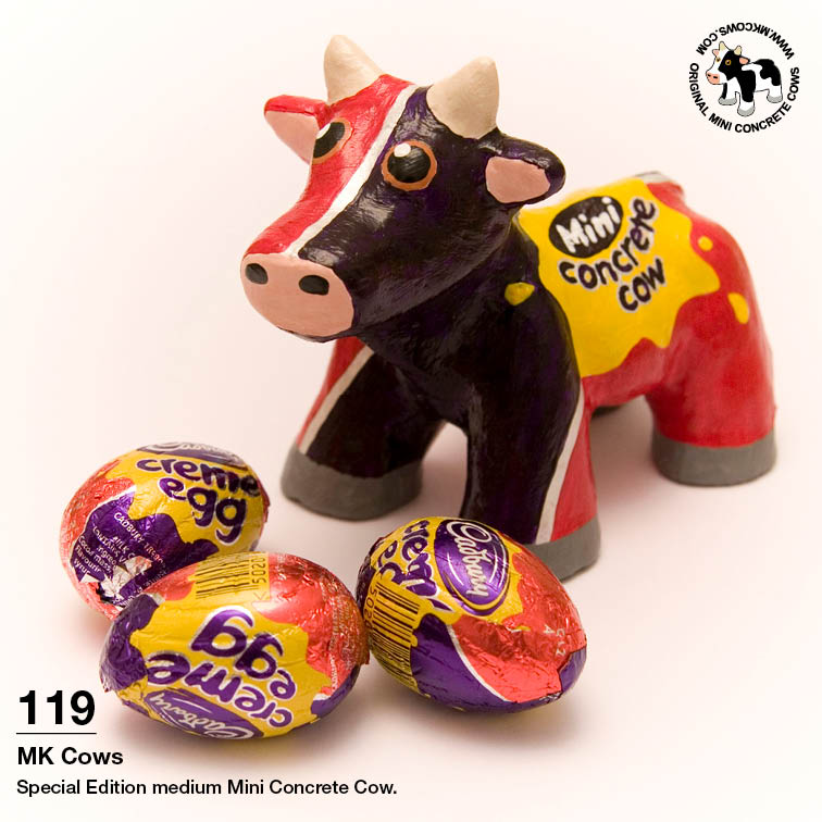 Happy Easter from the Mini Concrete Cows!