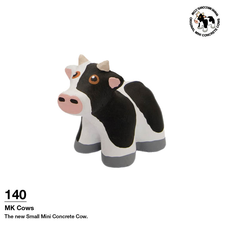 New Small Mini Concrete Cow