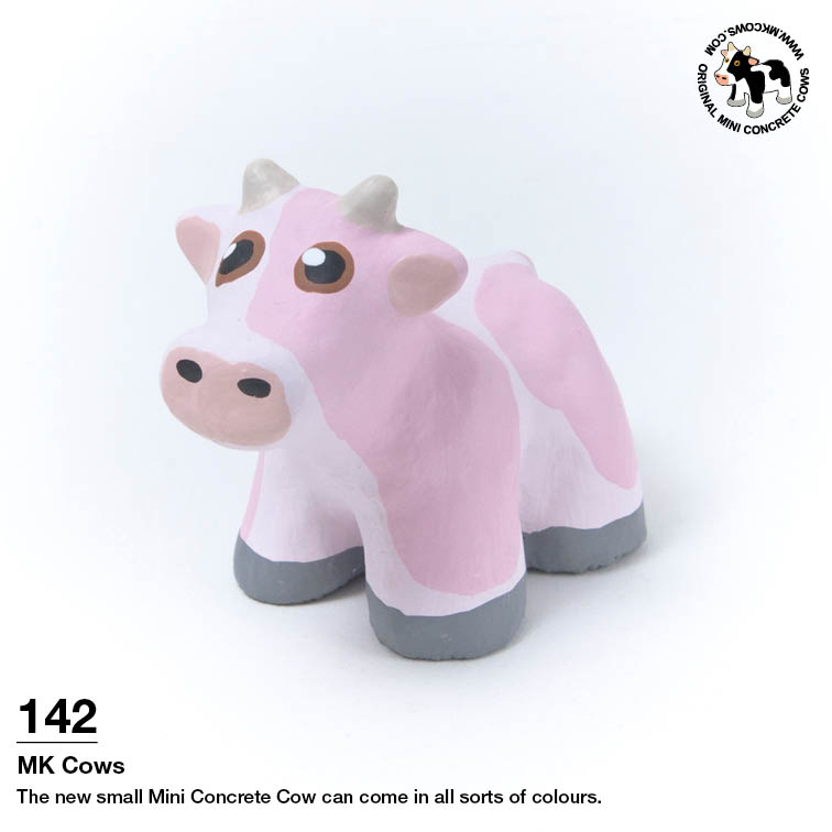 New Small Mini Concrete Cow