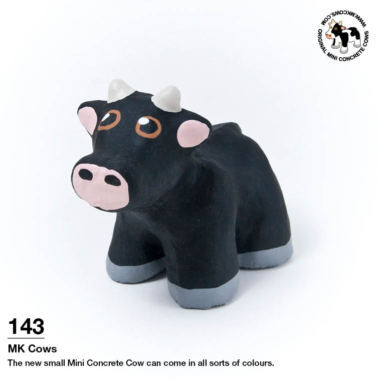 New Small Mini Concrete Cow