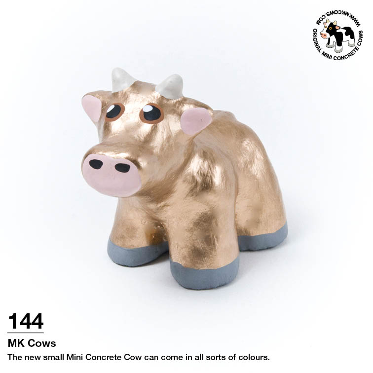 New Small Mini Concrete Cow