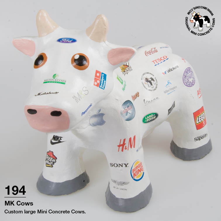 Custom Large Mini Concrete Cows