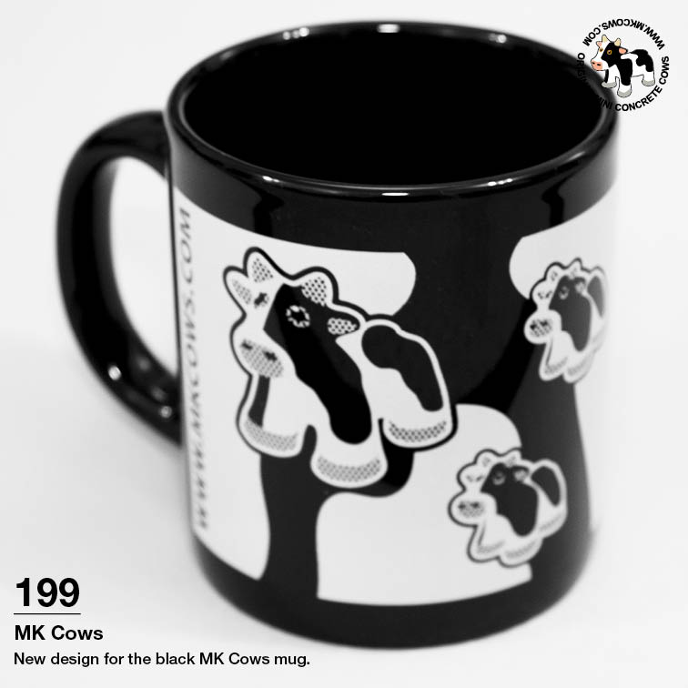 New Design Black Cow Mug