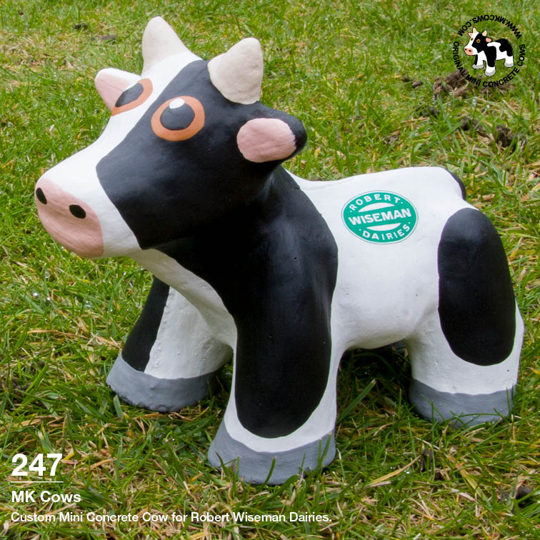 Wiseman Dairies Mini Concrete Cow