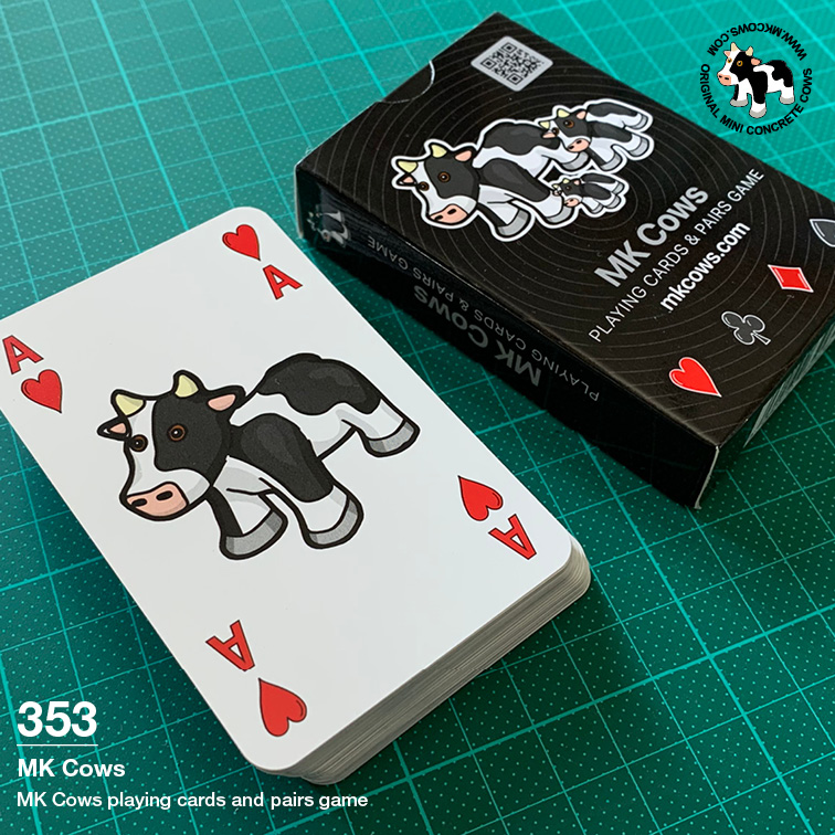 MK Cows Playing Cards & Pairs Game