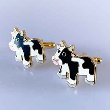 MK Cows Cow Cufflinks