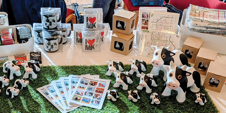 MK Cows Mini Concrete Cows