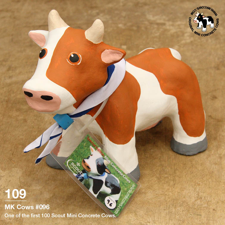 Individual Photos of First 100 Scout Mini Concrete Cows