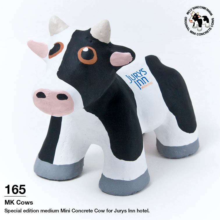 Customised Mini Concrete Cow for Jurys Inn