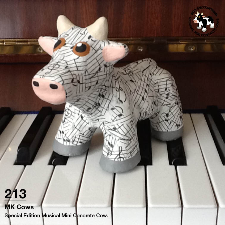 The Musical Mini Concrete Cow