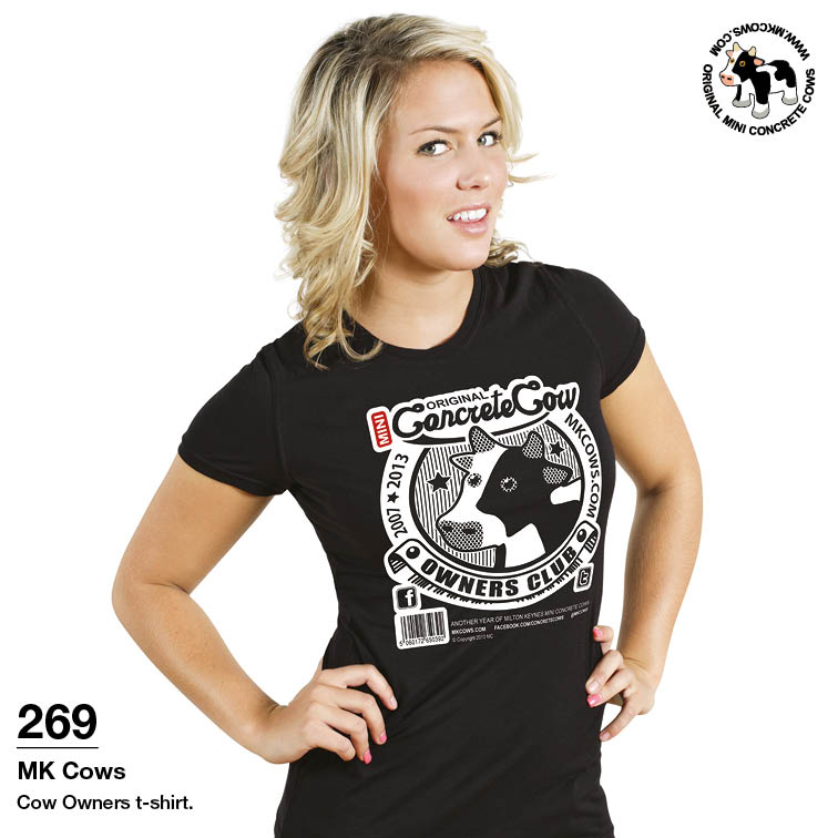 New Mini Concrete Cows Cow Owners T-shirt