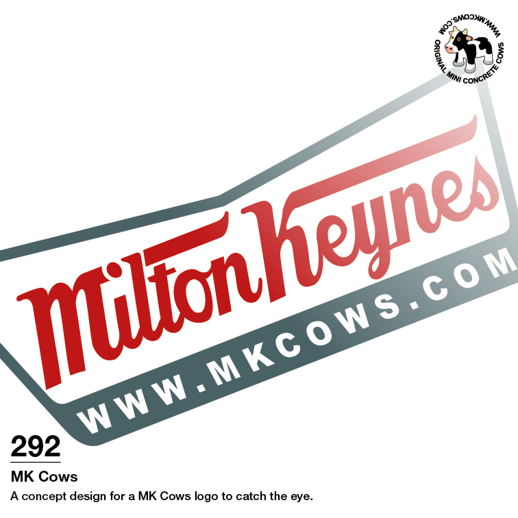 Concept Logo for Milton Keynes MK Cows