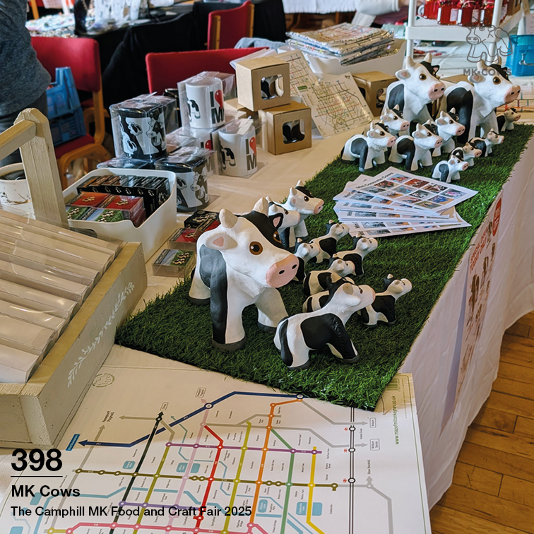 Cows at the craft fair