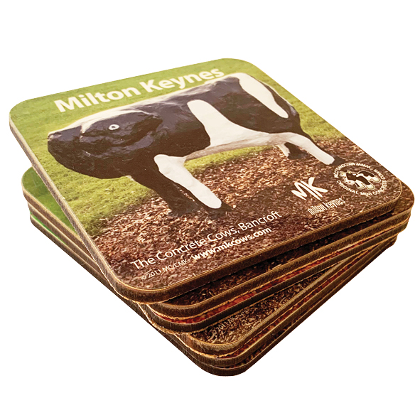 MK Cows Concrete Cow Coasters