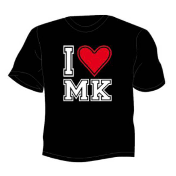 I Love MK Milton Keynes T-shirt
