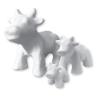 Mini Concrete Cow - Unpainted