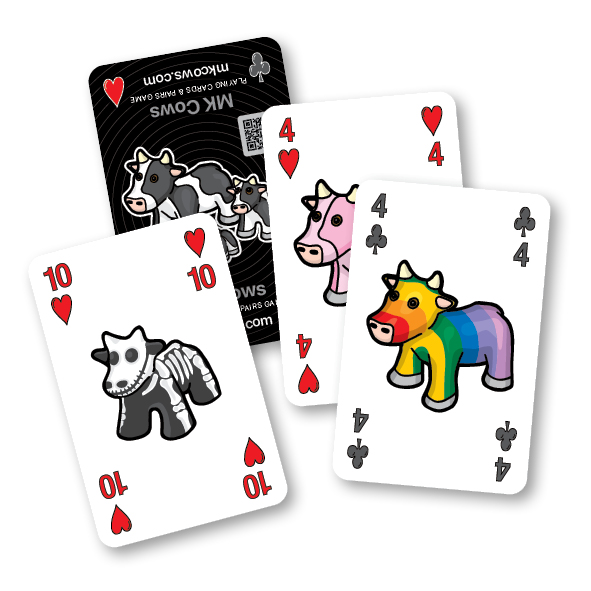 MK Cows Playing Cards