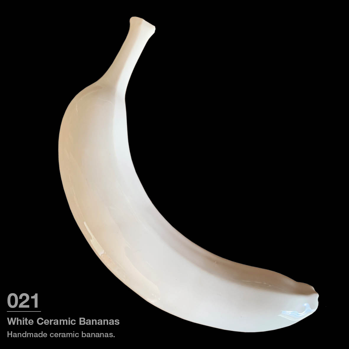 White Ceramic Bananas