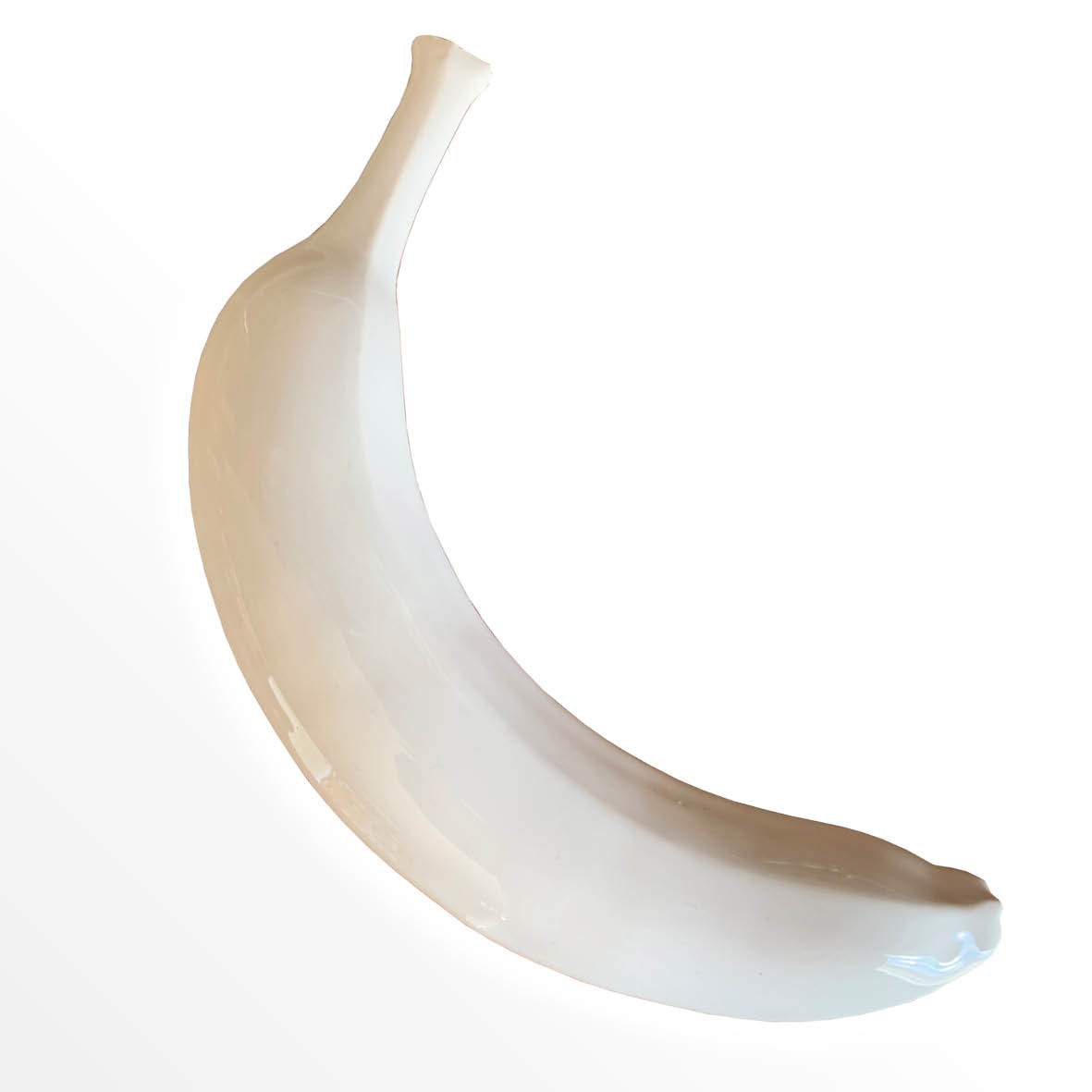 Ceramic White Banana - Plain